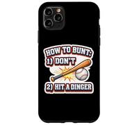 Baseball Amusant : Comment démarrer 1 Ne Pas 2 Frapper Un Dinger Coque pour iPhone 11 Pro Max