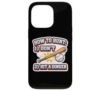 Baseball Amusant : Comment démarrer 1 Ne Pas 2 Frapper Un Dinger Coque pour iPhone 13 Pro