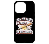 Baseball Amusant : Comment démarrer 1 Ne Pas 2 Frapper Un Dinger Coque pour iPhone 15 Pro Max
