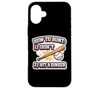 Baseball Amusant : Comment démarrer 1 Ne Pas 2 Frapper Un Dinger Coque pour iPhone 16 Plus