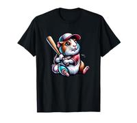 Baseball Amusant Hamster Équipe T-Shirt
