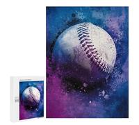 Baseball Art Print Puzzle 1000 Pièces Educa Jouet en Bois Cadeau Unique Décoration Intérieure Jeu Éducatif Challenge Toy Adultes Et Enfants À Partir De 14 Ans 500 PCS