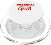 Baseball Aunt Women Family Matching Tante Baseball Mother PopSockets PopGrip pour MagSafe