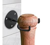 Baseball Bat Display, Wall Mounted Baseball Bat Holder, Wall Mount Vertical Baseballs Batt Holder Baseballs Batt Walll , Space-Saving and Multifunctional Metal Storage Rack for Golf Balls, Baseballls