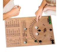 Baseball Board Games For Adults - Wooden Desktop Baseball Game, Tabletop Dice Strategy Game, Family Party Games For Kids And Adults, Early Educational Brain Toy, Classic Sports Table Home Office Trave