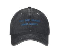 Baseball Cap Men Adult Print Trucker Hat Summer Hit Me Hard and Soft 2025 B-billies Trendy Hiking Fishing Sun-Proof Baseball Cap