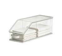 Baseball Cap Organizer - Protective Hat Storage Cases, Stackable Closet Bin | Baseball Cap Holder Box for Home, Dorm Room, Bedroom, Cloakroom, Farmhouse, , Women, Youth, Teens