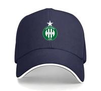 Baseball Cap Saint Etienne, Fermeture à Snap Ajustable, Protection UV UPF 50+, Visière Sport en Plein Réglable Cap, Unisexe(NavyBlue)