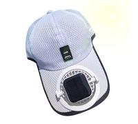 Baseball cap with Fan -1 x Outdoor Fan Baseball Hat | Solar Hat | Cooling cap for Summer Heat | Hands-frree for Sports & Hiking | Rechargeable Sun with Built-in Home
