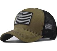 Baseball Cap with Usa Flag Breathable Mesh Snapback Hats Outdoor Sport Caps Unisex Adjustable Trucker Hats Convenient and attractive