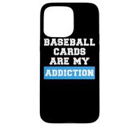 Baseball Cards are My Addiction Card Collector Pack Breaker Coque pour iPhone 15 Pro Max