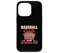 Baseball Cards is My Retirement Plan Collectors Cartes à Collectionner Coque pour iPhone 13 Pro