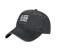 Baseball Casquette Ne Lisez Pas La Phrase Suivante Respirante Baseball Casquette Chapeau pour Voyage Femmes Les Saisons