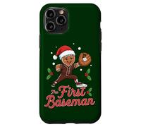 Baseball de Noël en Pain d'épice The First Baseman Coque pour iPhone 11 Pro