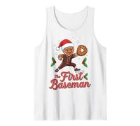 Baseball de Noël The First Baseman Gingerbread Débardeur
