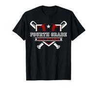 Baseball de quatrième année de baseball pour enfants de 4e année pour la rentrée scolaire T-Shirt