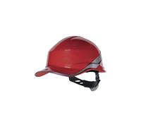 BASEBALL DIAMOND V DIAM5ROFL Casque de chantier rouge ABS