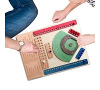 Baseball Dice Game | Across The Board Game, Baseball with Marble for Kids Adults, Wood Fun Double Battle Table Family