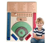 Baseball Dice Game - Wood Enhances Strategic Thinking |