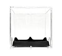 Baseball Display Case - with Velvet Base Dustproof Acrylic Holder | Baseball Display Cube | for Sports Home Game Signed Team Studios Living Rooms Commercial Window Recreation Competition