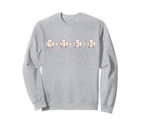 Baseball Double Play 6 4 3 2 Mathématiques inspirées du Softball Sweatshirt