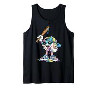 Baseball Drip Ice Cream Dripping Funny Game Day Boys Kids Débardeur