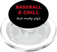 Baseball et Chill (mais surtout crier) PopSockets PopGrip pour MagSafe
