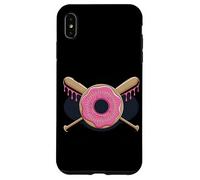 Baseball Et Donuts Mes Deux Amours Coque pour iPhone XS Max