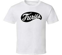 Baseball Furies Logo Shirt T-Shirt Men's Casual Graphic Tops White 3XL
