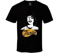 Baseball Furies Warrior Retro Movie Fan T-Shirt Mens Black Tees Unisex Shirt S
