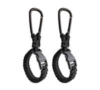 Baseball Glove Holder for Bag - Baseball Glove Holder for Bag | 2 Pieces Woven Softball Mitts Storage Rope | with Carabiner Hook Work Gloves Holders Training Break Sports Gear Field Backpack