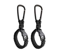 Baseball Glove Holder for Bag - Baseball Glove Holder for Bag | 2 Pieces Woven Softball Mitts Storage Rope | with Carabiner Hook Work Gloves Holders Training Break Sports Gear Field Backpack