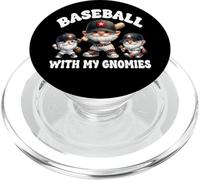 Baseball Gnome Grandpa With Sayings For Baseball Dad Coach PopSockets PopGrip pour MagSafe