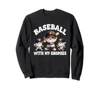 Baseball Gnome Grandpa With Sayings For Baseball Dad Coach Sweatshirt