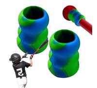 Baseball Grip Wrap, Baseball Bat Wrap,Grips de poignée - 2 X Poignées antidérapantes Base Chauve-souris, Baseball Grip Silicone, Accessoires de Baseball / Softball