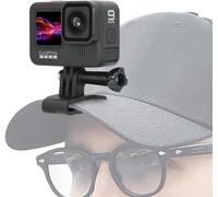 Baseball Hat Clip Mount Baseball Cap Clamp Quick Release Mount Compatible with GoPro Hero 13 12 11 10 9 8 7 6 5 Black, DJI Osmo Action 5 Pro/4/3/2, Campark and Most Action Cameras