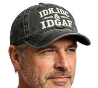 Baseball Hat - Cotton Embroidered Cap | Funny Trucker Hat | Adjustable Dad Hats Breathable Soft Headwear for Men Women Teens, Sun Protection Running Hiking Travel Camping Fishing Sports Daily Wear