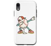 Baseball Ice Cream Drip Dabbing Funny Baseball Lover Coque pour iPhone XR
