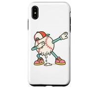 Baseball Ice Cream Drip Dabbing Funny Baseball Lover Coque pour iPhone XS Max