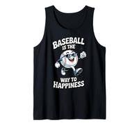 Baseball Is the Way to Happiness Swing, Smile, Repeat Débardeur