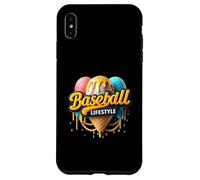 Baseball Lifestyle 101 Crème glacée pour Jeunes Coque pour iPhone XS Max