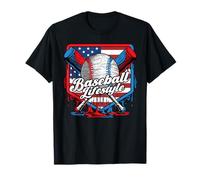 Baseball Lifestyle Ice Cream Drip Home Plate Boys Kids T-Shirt
