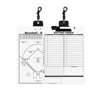 Baseball Lineups Board for Dugout, Baseball Whiteboard Double-Sided Lineups Cards, Softball Coaching Equipment for Thanksgiving, Christmas
