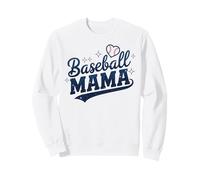 Baseball Mama Galaxy Script Heart Design Sports Mom Love Sweatshirt