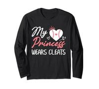 Baseball : Maman, Papa, ma Princesse, Porte des Crampons Manche Longue