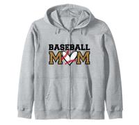 Baseball mère léopard drôle fête des mères Filles Femmes Sweat à Capuche