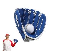 Baseball Mitt - PU Leather Fielding Glove | Thickened Cushion Palm, Adjustable Wrist Strap, Soft Catch Training Gear, Pitcher Catcher Practice Equipment for Youth Teens Adults, Outdoor Sport Supply