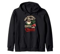 Baseball Mom Dugout Life Day Game Day Support Team Spirit Sweat à Capuche