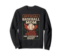 Baseball Mom Dugout Life Day Game Day Support Team Spirit Sweatshirt