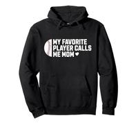 Baseball Mom Ma joueuse préférée m'appelle Maman Sweat à Capuche